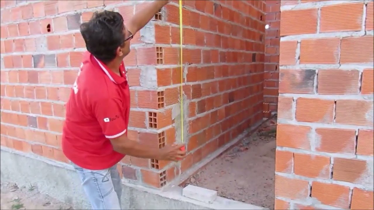 VEJA COMO DEIXAR A ALTURA CORRETA DE PORTA NA ALVENARIA