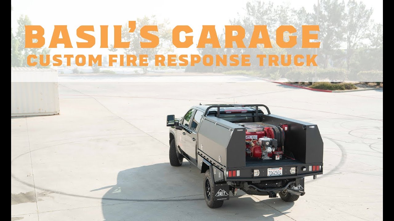 Wildland Fire Truck Build | Basil’s Garage x All Risk Sheid | Fire Defense Rig for SoCal