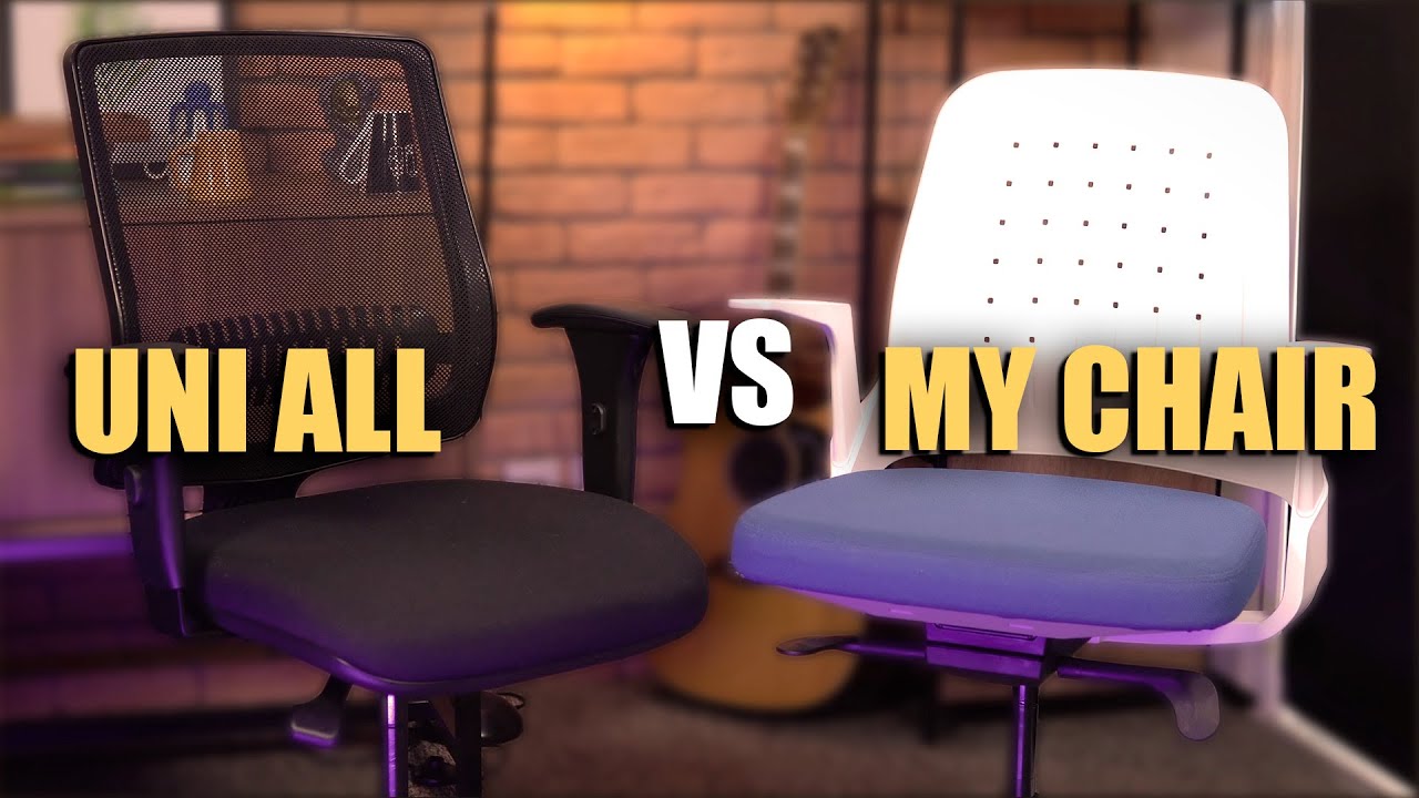 Cadeira Flexform VALE A PENA? É ERGONÔMICA e CONFORTÁVEL para TRABALHAR? // Uni All vs My Chair