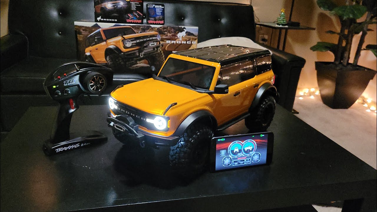 Traxxas TRX4 2021 Bronco Light Kit Install How To and Traxxas Link Demo + LED Test