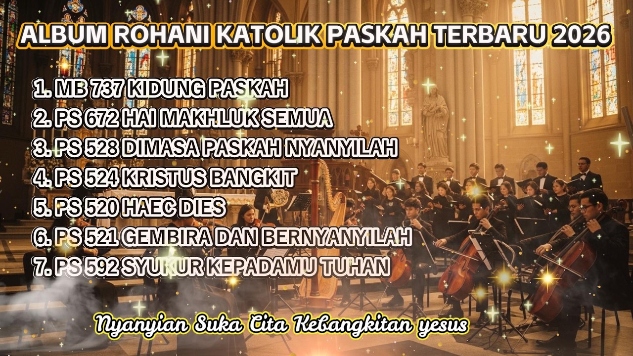 Kumpulan Lagu Rohani Katolik Paskah 2026 | Lagu Halleluya Kebangkitan Tuhan