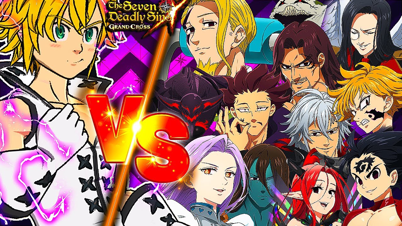 Traitor Meliodas VS EVERY Story BOSS in Seven Deadly Sins: Grand Cross (the relevant ones)