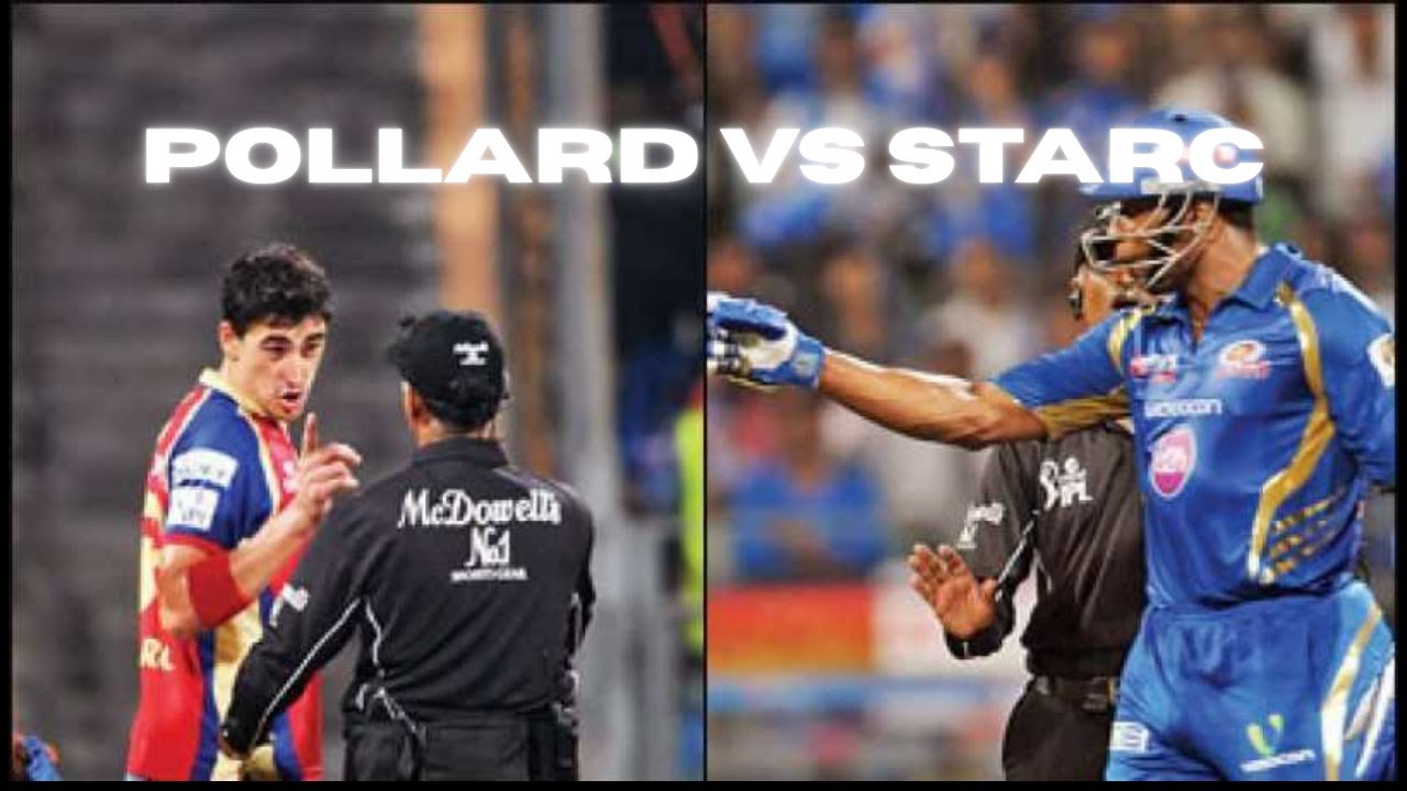 When Pollard Snapped! Intense Fight During MI vs RCB Match