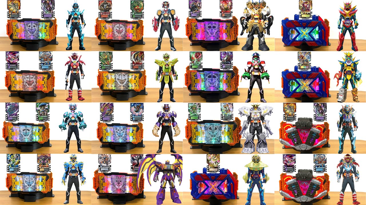 仮面ライダーガッチャードの変身大特集！劇中で変身したライダーモードを一気に再現したぞ！