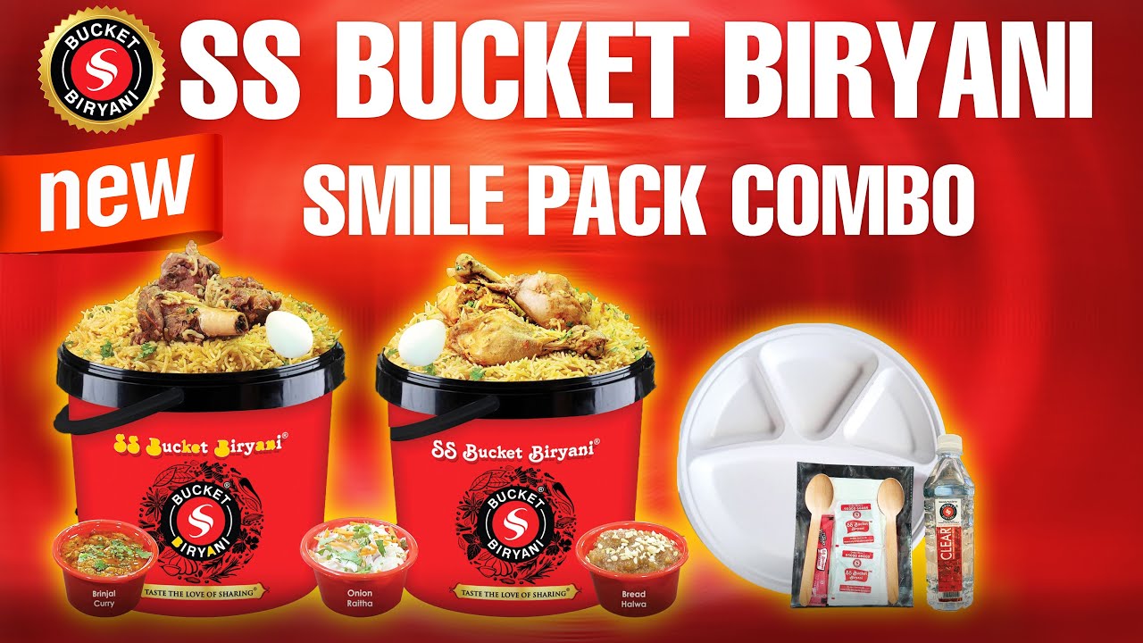 SS Bucket Biryani New Smile Pack Combo | ramzan special | ss bucket biryani