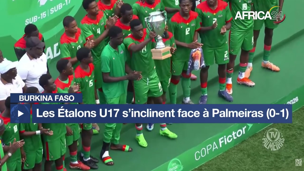 Burkina Faso - Finale Copa Fictor U17 : les Étalons U17 s’inclinent face à Palmeiras (0-1)