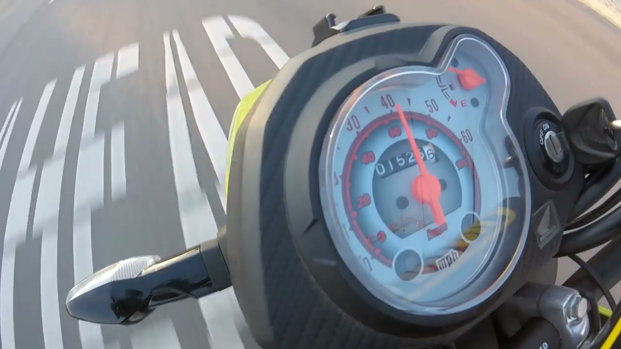 Why so slow? Honda Navi Stock vs. Malossi Variator kit.