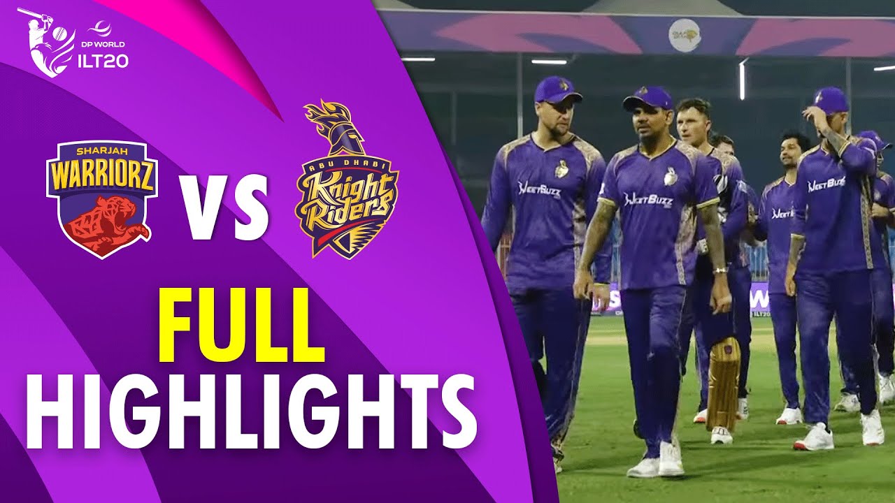 Full Highlights | Sharjah Warriorz vs Abu Dhabi Knight Riders | 2nd Match | DP World ILT20 | M3Y1U