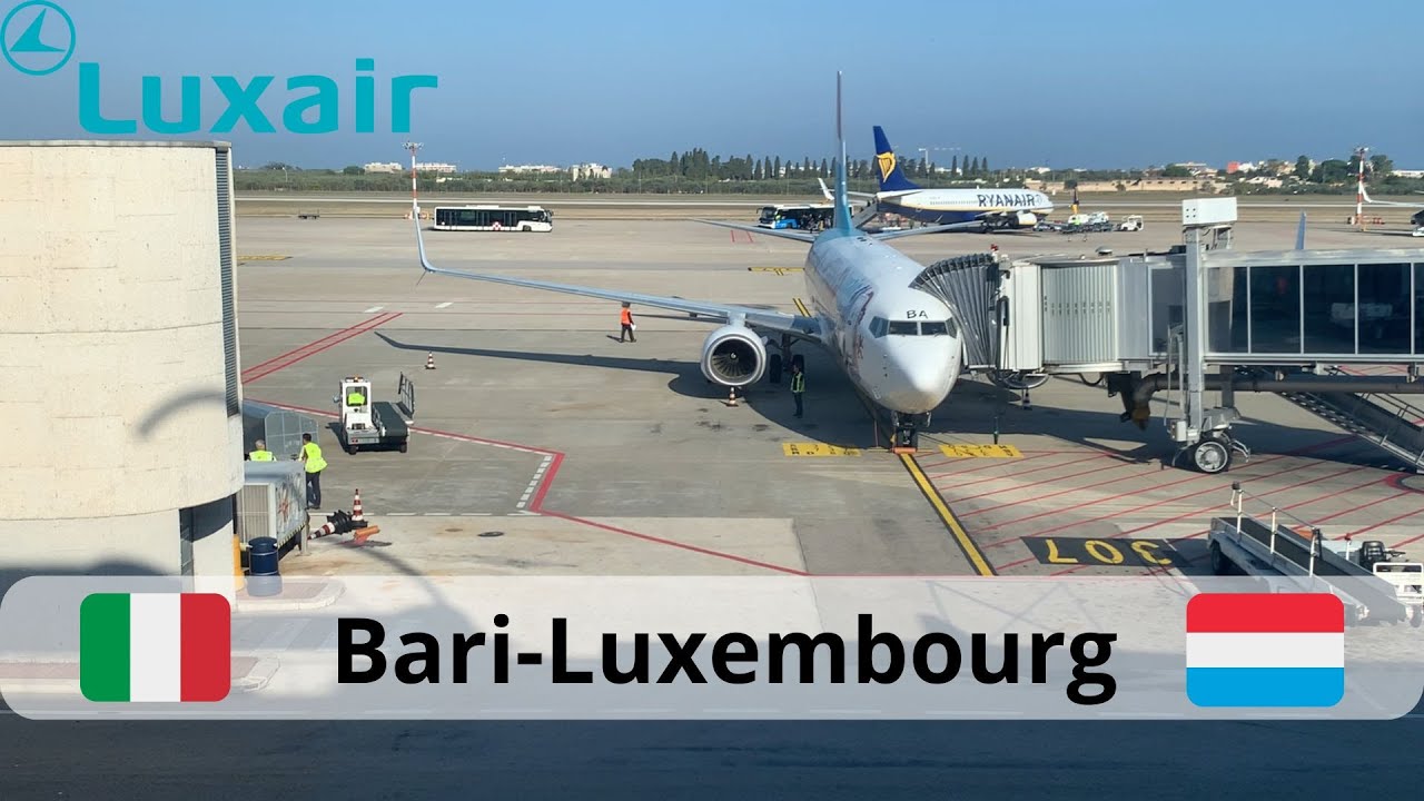 [Flight Report] Bari-Luxembourg Luxair 737-800 (Economy Class)