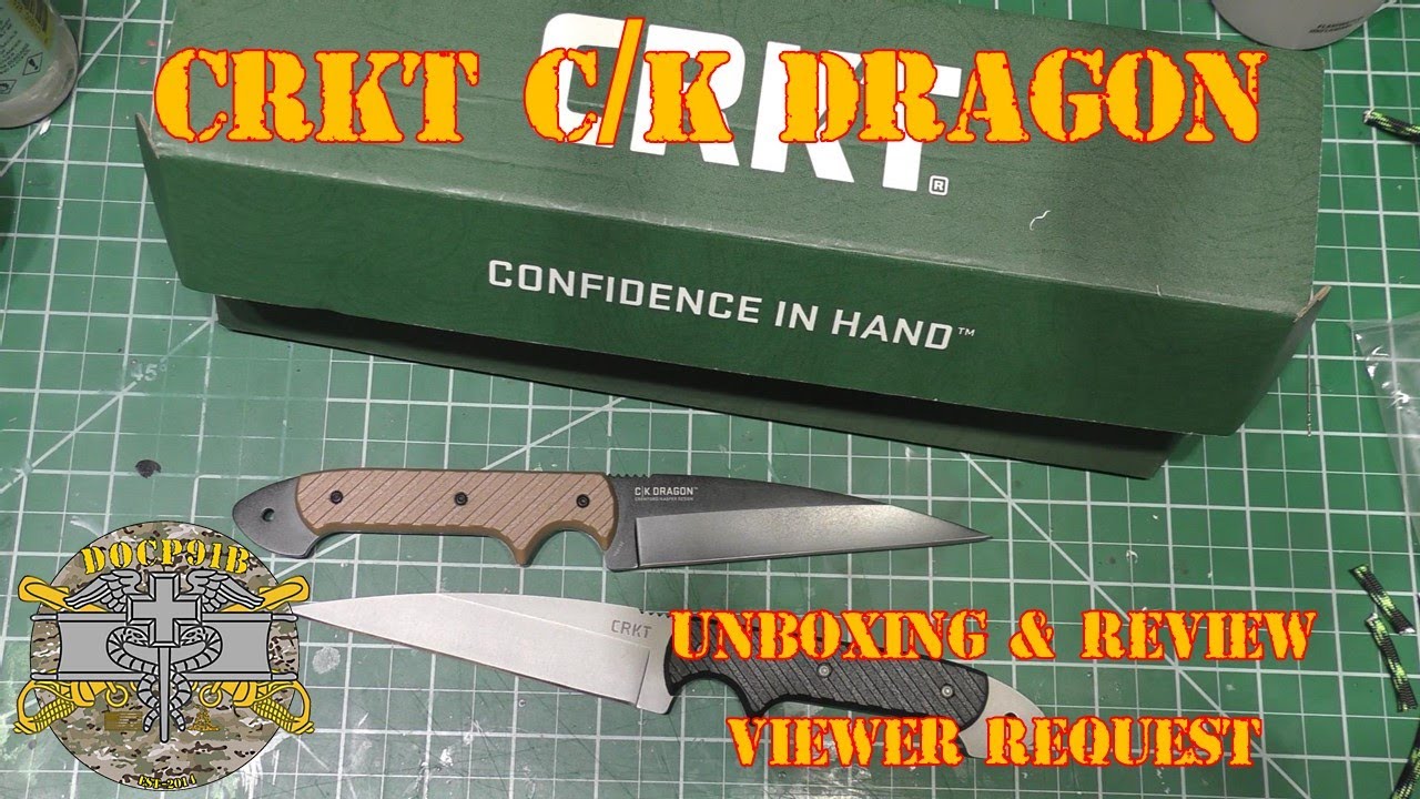 CRKT C/K Dragon Fixed Blade - Wharnie Wednesday Unboxing & Review