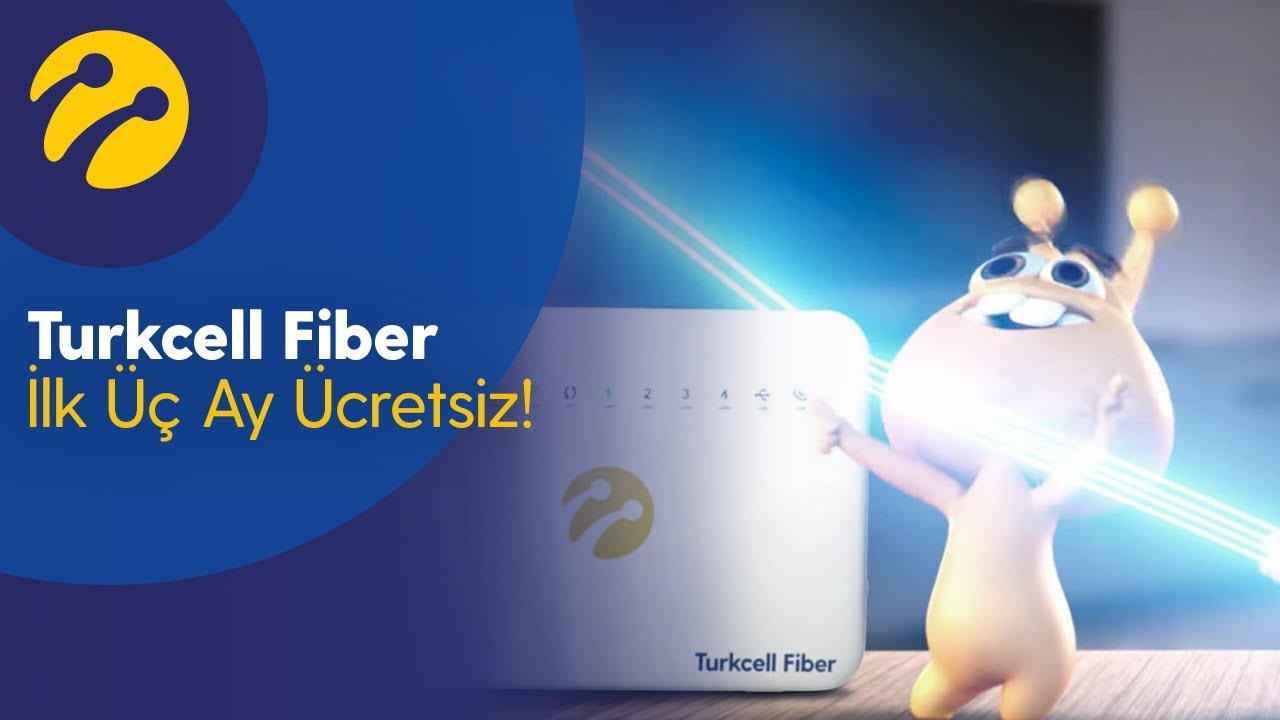 Turkcell Fiber İlk &Uuml;&ccedil; Ay &Uuml;cretsiz!