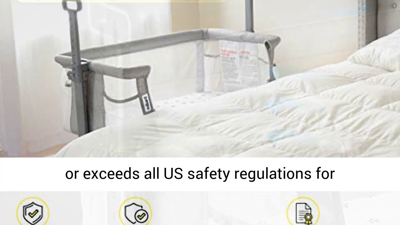 Milliard Bedside Bassinet Mesh Breathable Side Sleeper