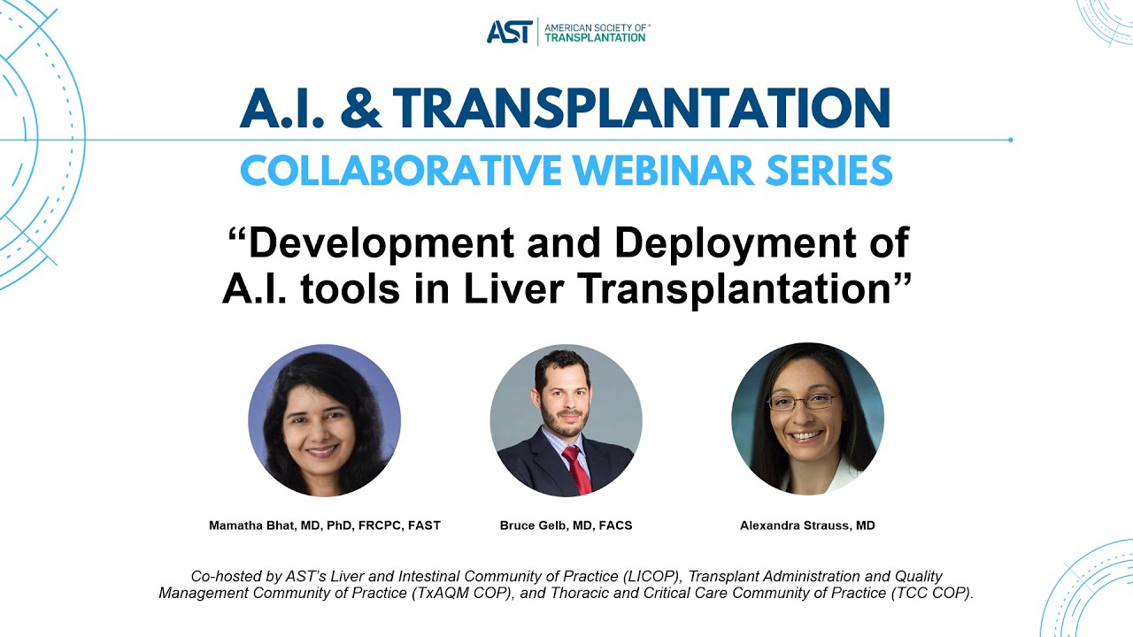 Development and Deployment of A.I. tools in Liver Transplantation