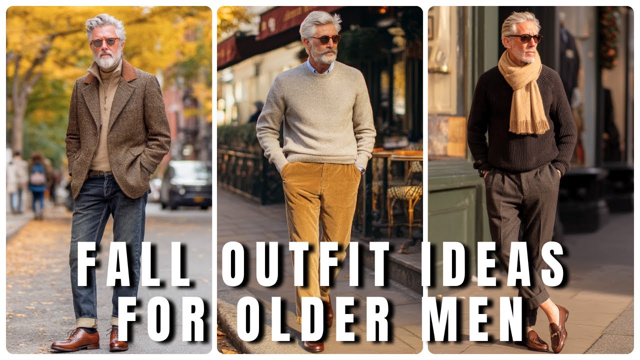 10 Fall Outfit Ideas for Older Men Who Love Comfort & Style | Men's Fashion Inspiration 🍂