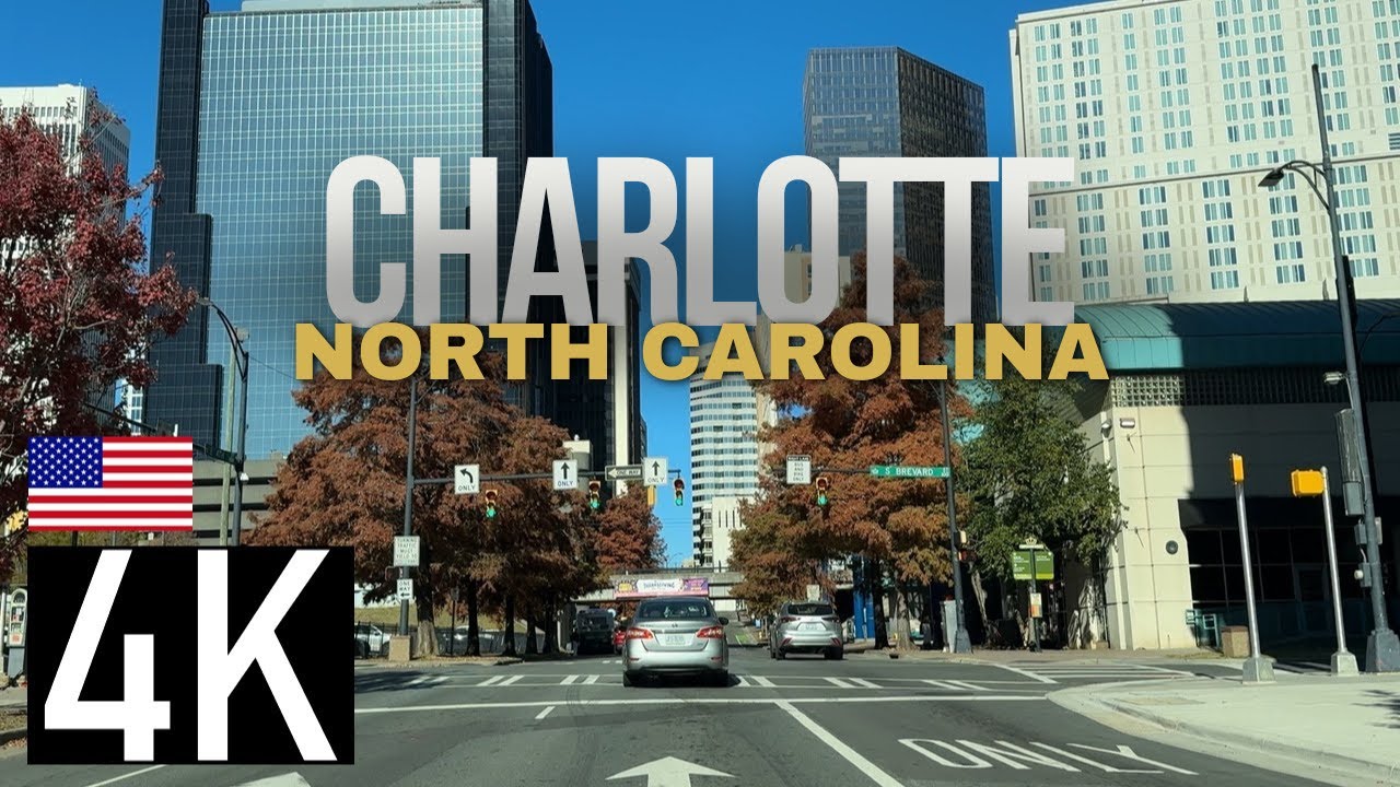 Road Tour of Charlotte NC - Providence Road Charlotte - Uptown Charlotte Tour