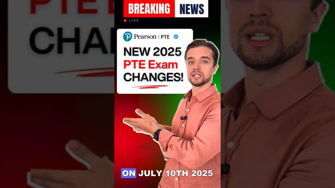 URGENT: New PTE Changes 2025 August Explained &ndash; Should You Take the Test Now? #pte2025