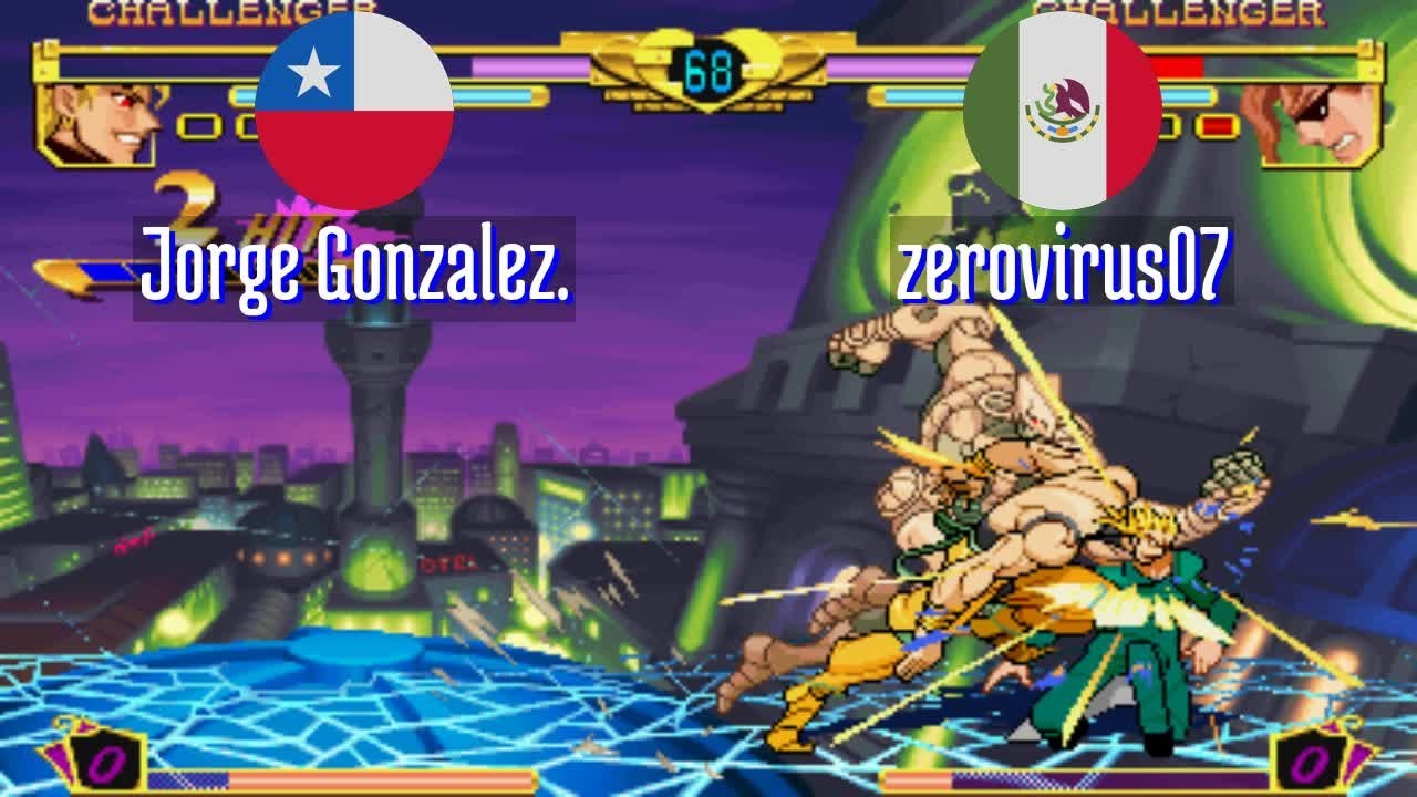 FT3 @jojobanr1: Jorge Gonzalez. (CL) vs zerovirus07 (MX) [JoJo HFTF jojoban Fightcade] Feb 24