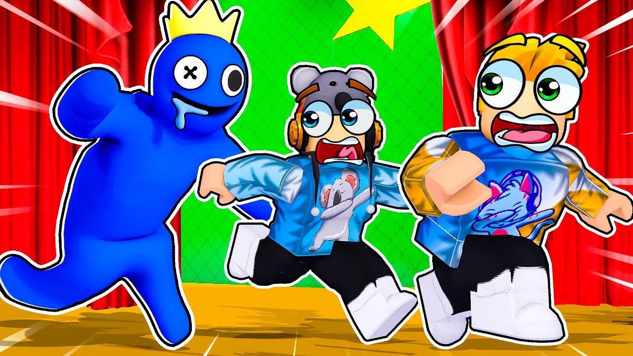 ИГРАЕМ В ROBLOX RAINBOW FRIENDS С GRAVYCATMAN