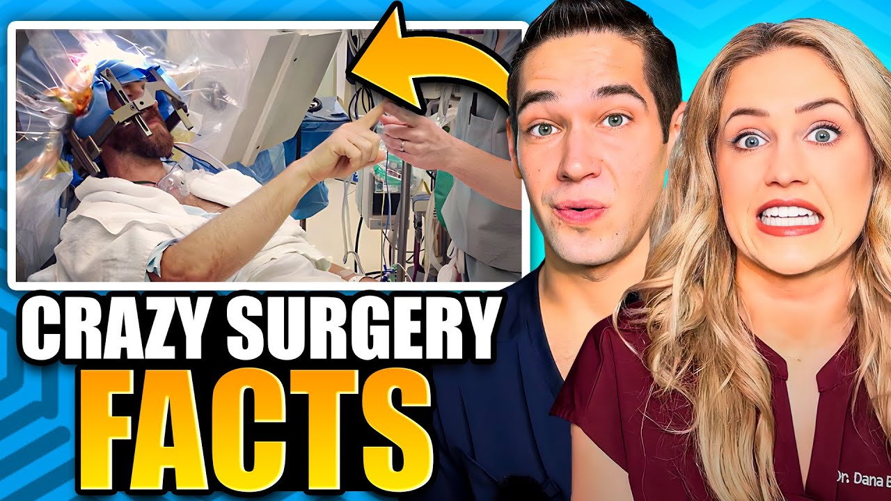 Awake brain surgery?! (10 INSANE facts about surgery)