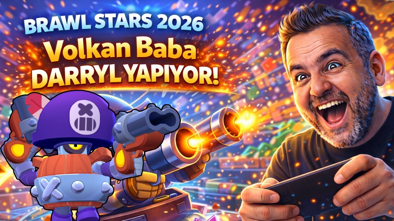 Brawl Stars 2026 | Darryl ile Efsane Savaş! Volkan Baba Geri Döndü! 💥 #brawlstars #brawlstarsturkiye