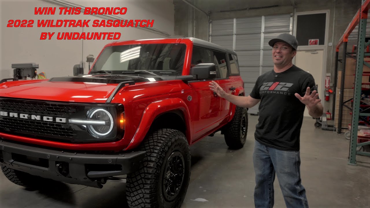 The official start to the build process of the Project Buck Wildtrak Bronco by Undaunted Apparel