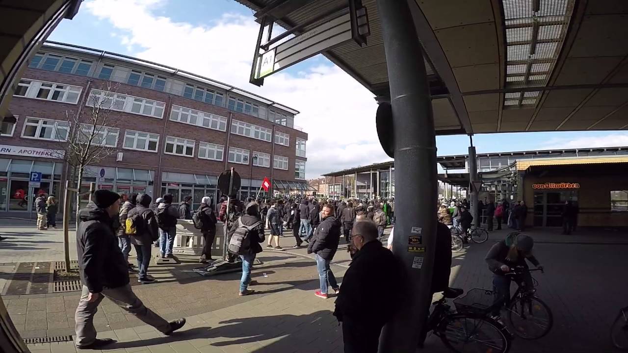 BAD OLDESLOE : NPD Kundgebung & Gegendemonstration Demo Bad Oldesloe