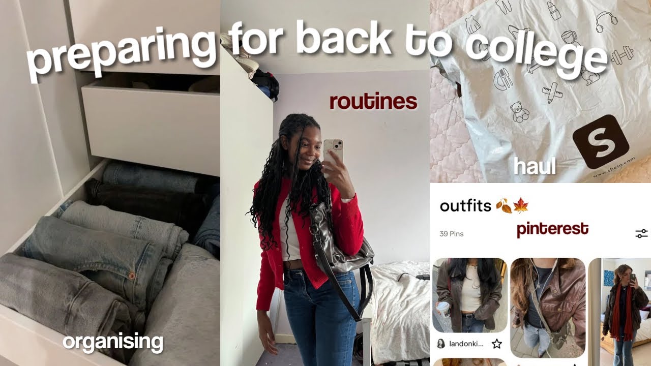 PREPARING FOR BACK TO COLLEGE ♡₊ ⊹📃💭⋆⭒˚｡⋆ | organising, haul, pinterest & notion