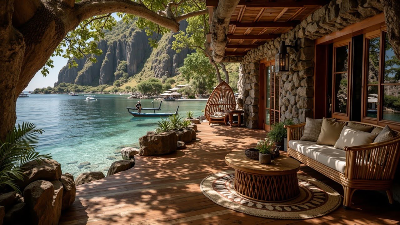 Relaxing Jazz for Study & Focus | Безмятежная Прибрежная Лаунж Музыка для Расслабления и Сна