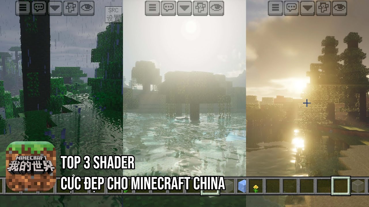 Top 3 Shader Cực Kì Đẹp Dành Cho Minecraft China - linda da tím