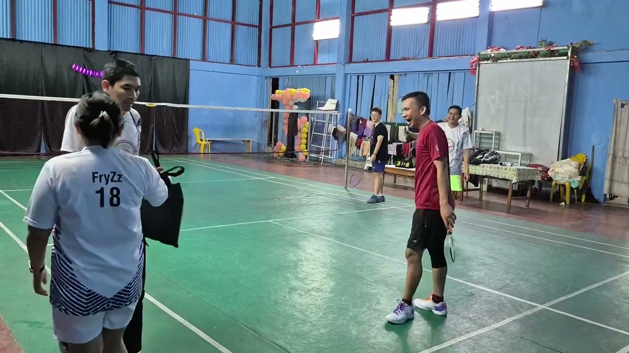 Frys/Belly vz Abigail/Ezra #badminton #badmintonlovers #badmintonindonesia #bulutangkis