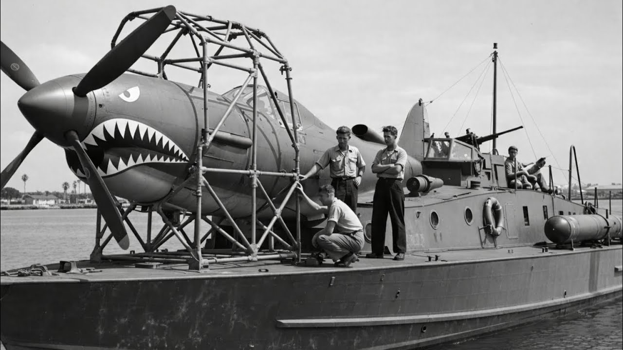 They Mounted a P-39 Fighter Nose on a Tiny Boat — The Japanese Named Them “Devil Boats”