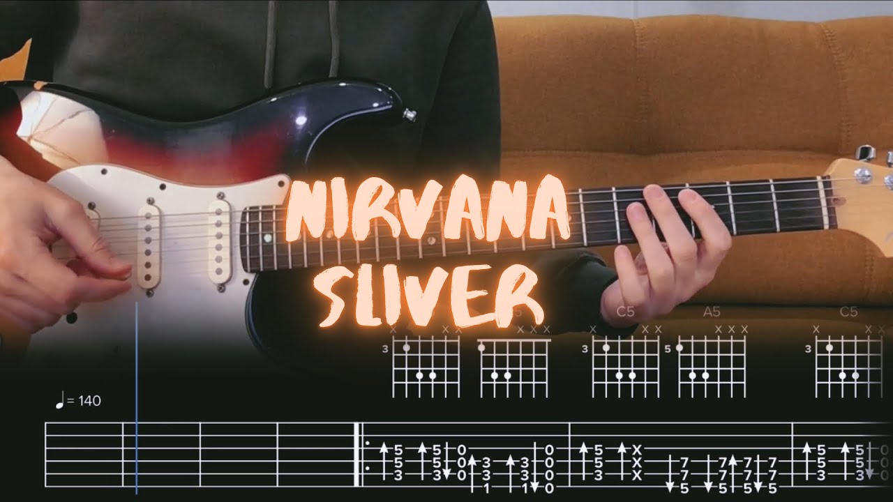 Sliver Nirvana Cover / Guitar Tab / Lesson / Tutorial