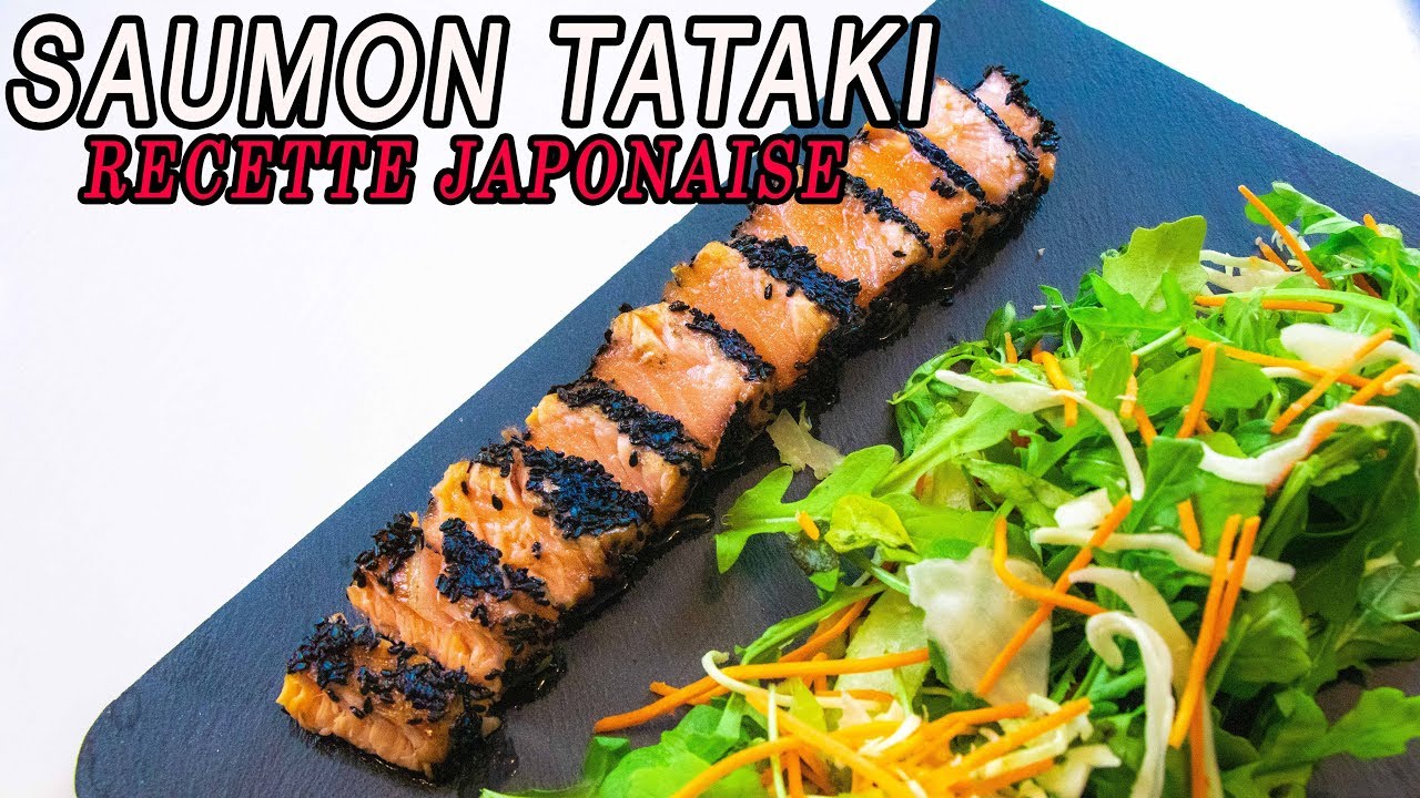 RECETTE JAPONAISE le tataki de saumon