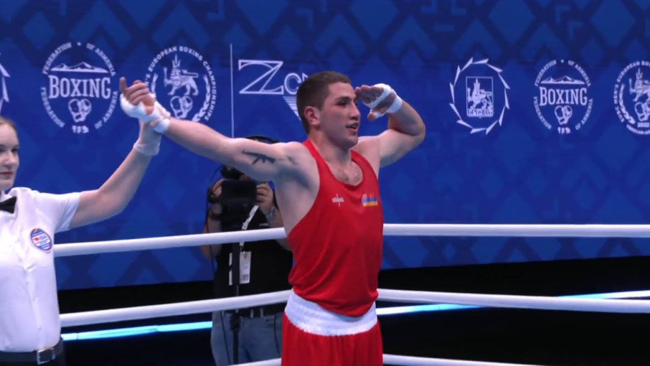 Semifinals (86kg) HOVHANNISYAN Rafayel (ARM) vs  NIEDZWIECKI Tomasz (POL) | EUBC 2022