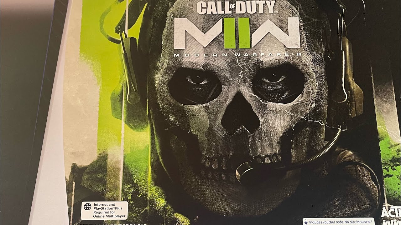 Call of Duty Modern Warfare 2 PlayStation 5 bundle unboxing