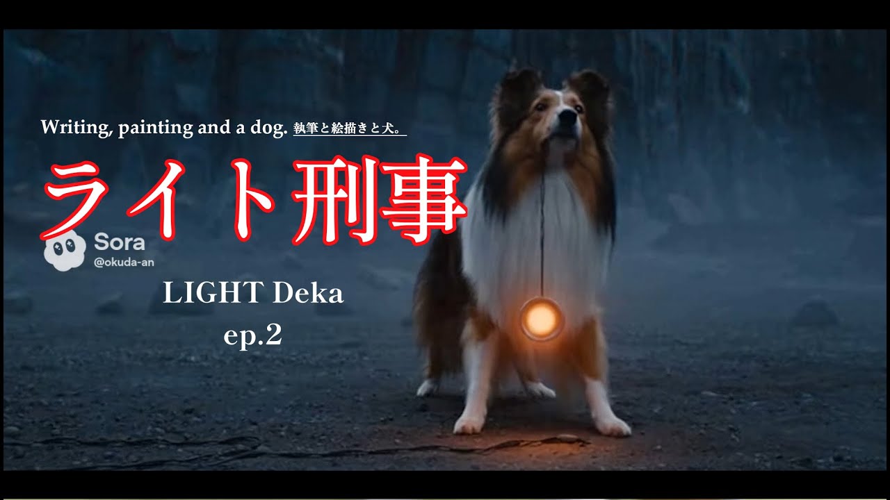 【AI特撮ヒーロー】ライト刑事ep2 恋をしたデカ 【執筆と絵描きと犬。】