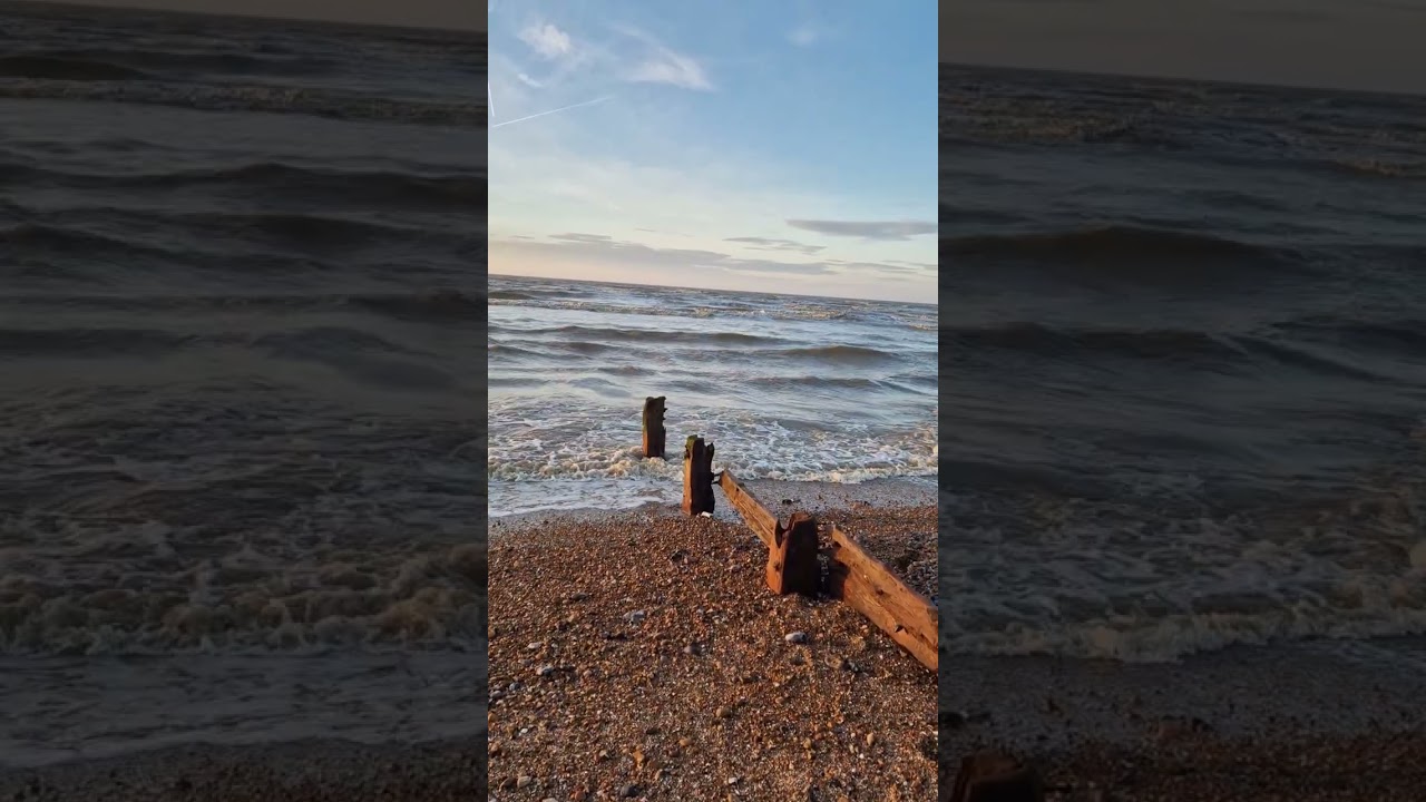 The sound of the sea in the morning...