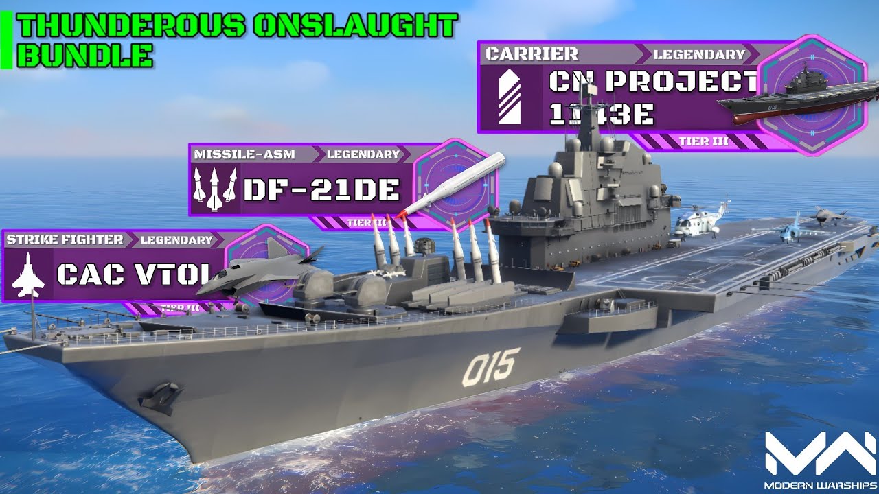 CN Project 1143E New Bundle Aircraft Carrier Gameplay | Modern Warships