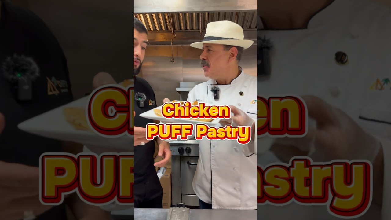 CHICKEN PUFF PASTRY BY THE MAGICIAN! #chefsdoor #chef #food #foodie #cooking #mississauga