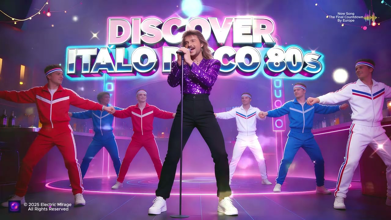 Europe in 80s Italo-Disco Style | The Final Countdown Cover