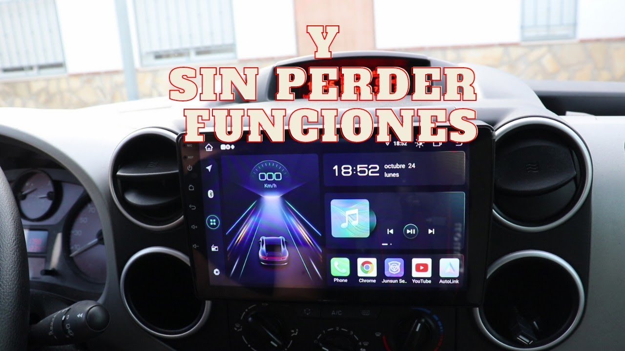 Como instalar pantalla en berlingo o otro coche
