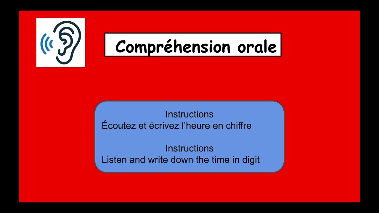 L'heure en français - Révision - Exercices