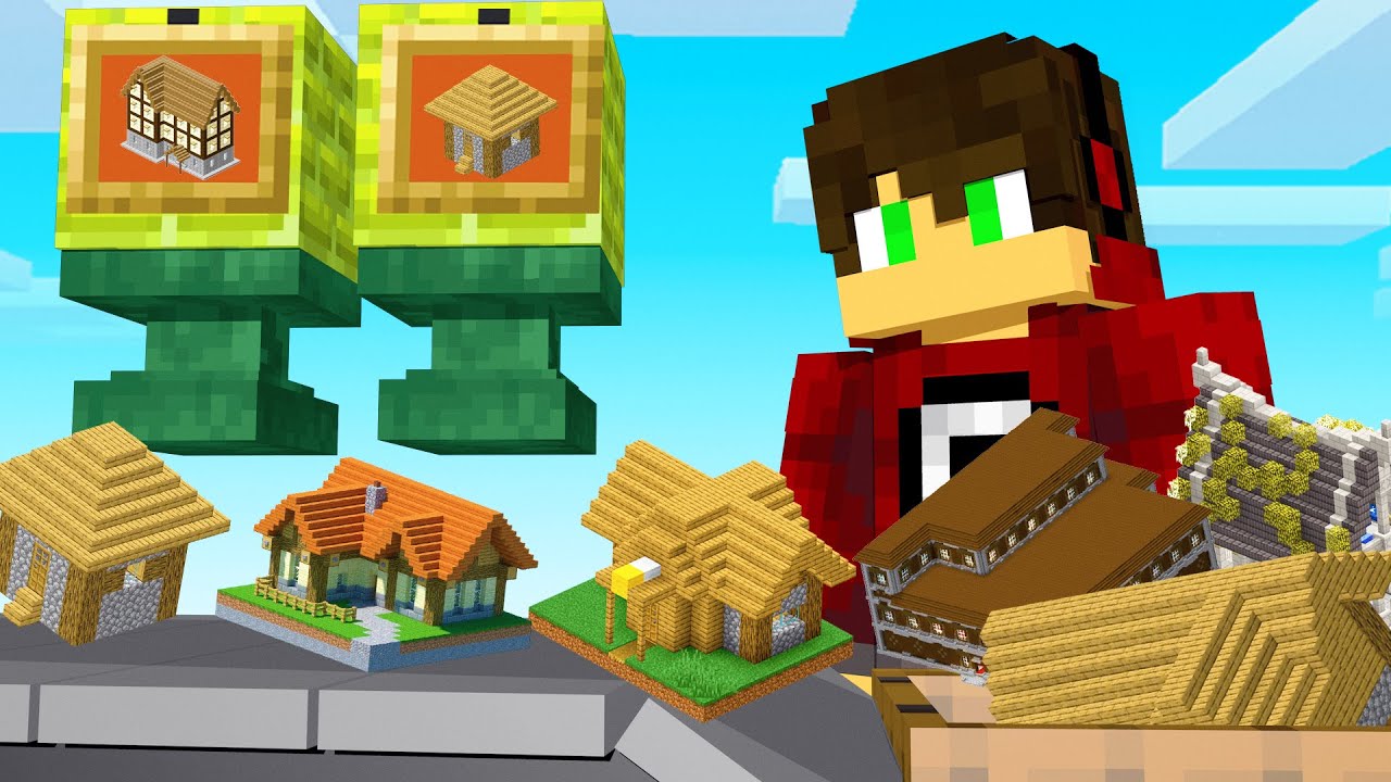 CASA DE $1000000 vs CASA DE $1000 no MINECRAFT ✭ Guihh ✭