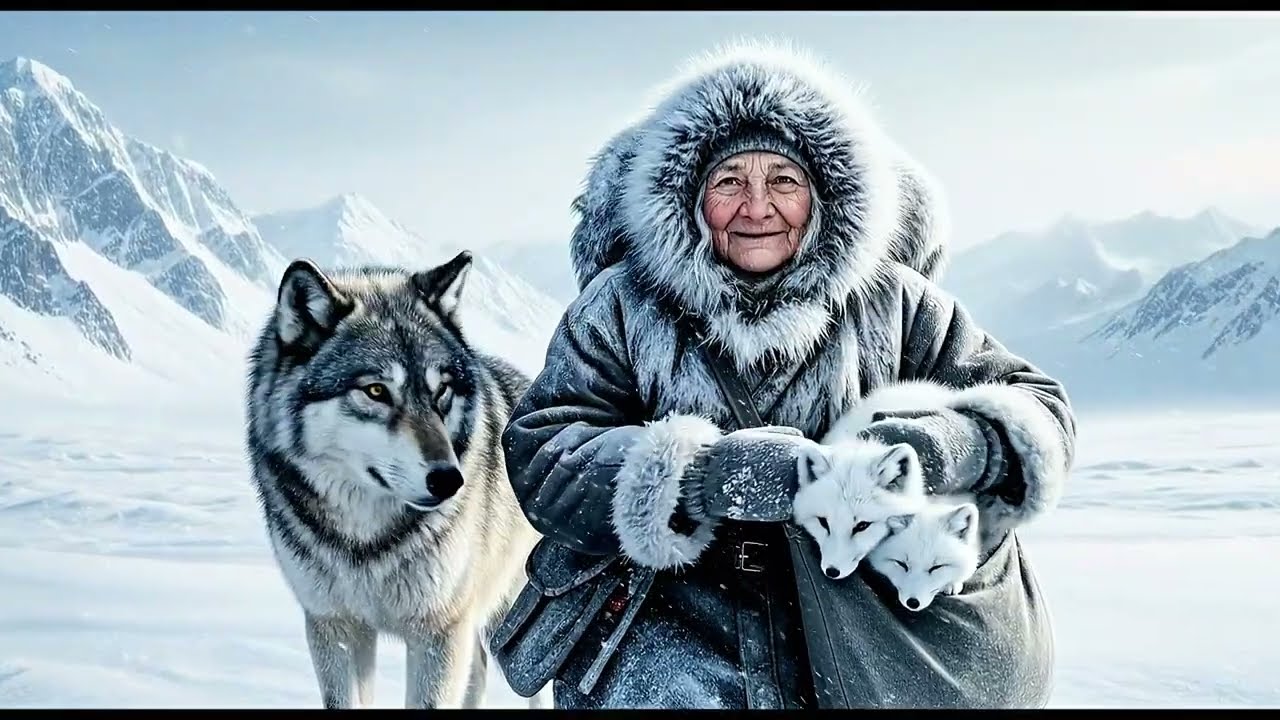 Wolf & 80 Year Old Woman | Helping Animals in −70°C Frozen Land | 10. Minus 70°C Survival Story
