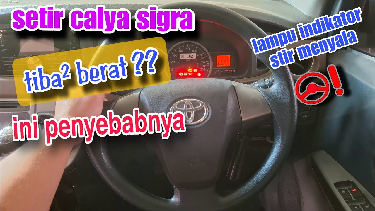 cara mengatasi / memperbaiki stir calya tiba tiba berat