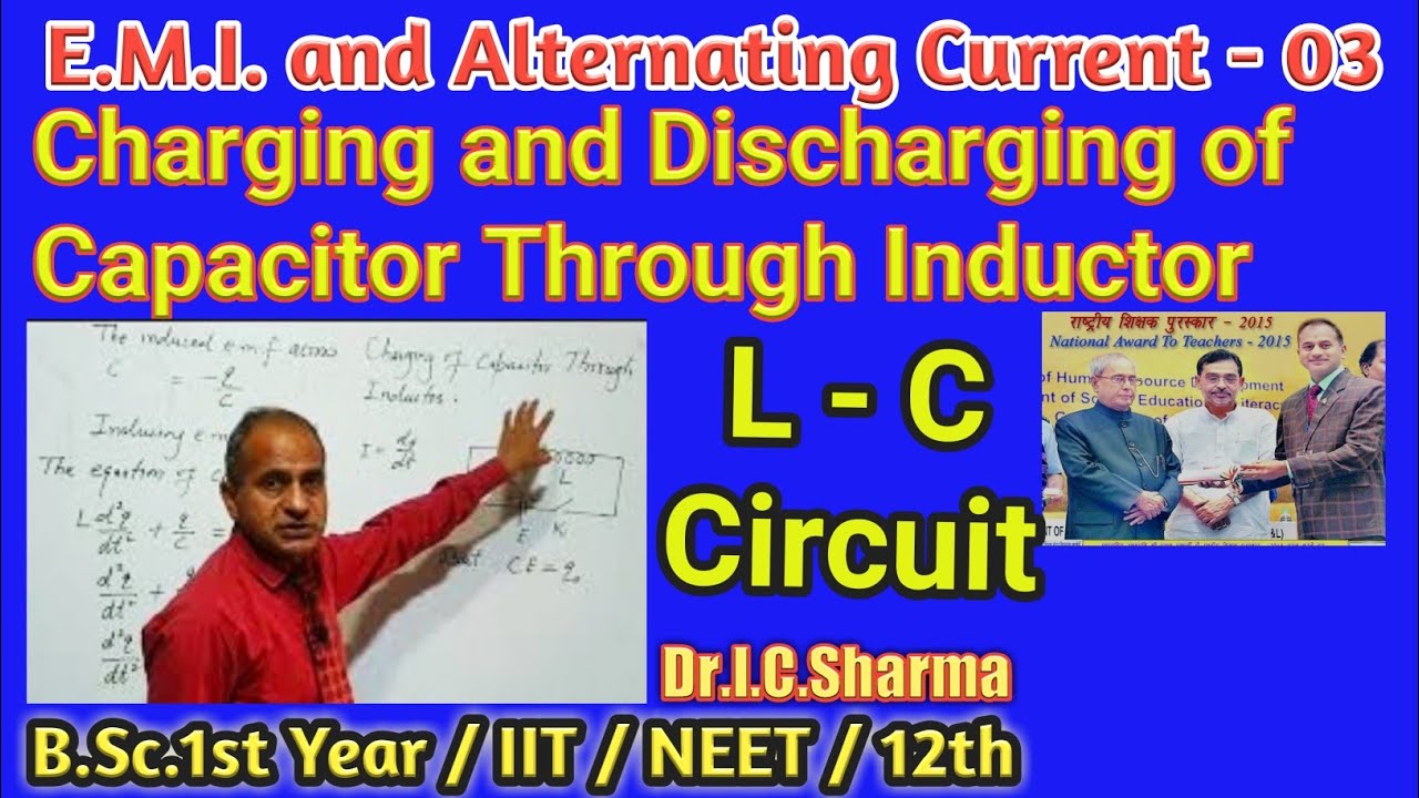 Charging of Capacitor through Inductor || Charging and discharging in LC Circuit