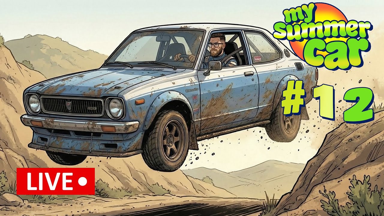 1 RALIO ETAPO REKORDININKAS | My Summer Car #12 (LIVE)