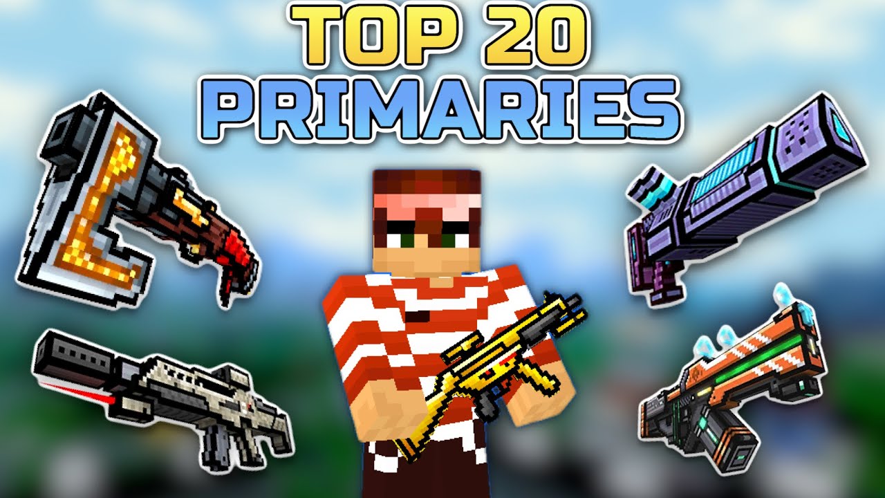 Top 20 PRIMARY WEAPONS in Pixel Gun 3D [updated list] June 2023