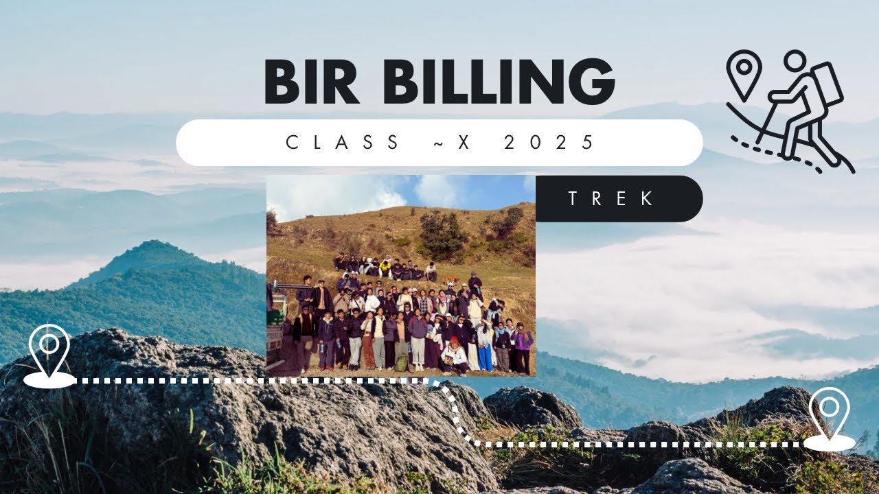 From classrooms to mountains ~ Bir Billing Trek # class ~X students #tibetanvlogger 