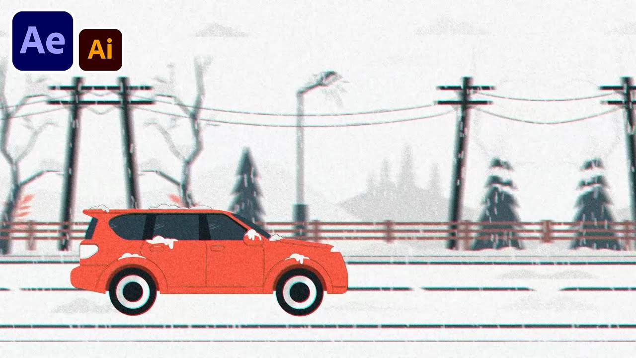 Создание бесконечных векторных сцен в After Effects | Урок